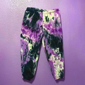 Sweatpants tie dye 🟪⬛️⬜️ size XL